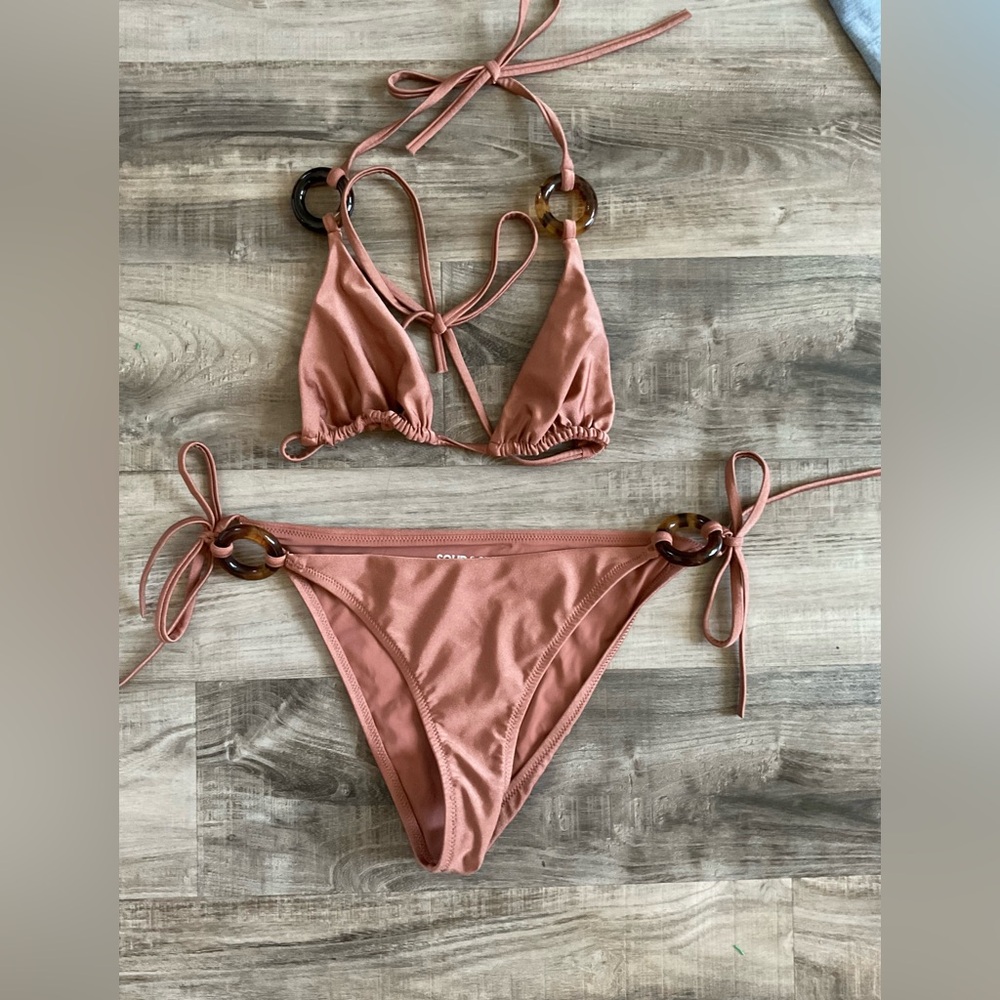 Solid & Striped The Iris Ring Bikini Women's Brow… - image 2